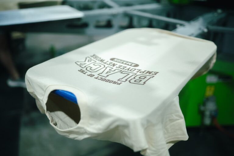 Custom screen printed garments produced in Naples, FL